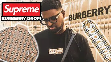 Burberry x Supreme Box Logo DROP!