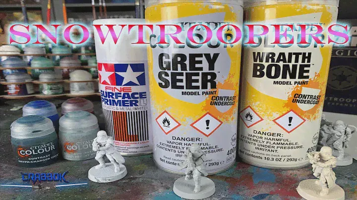 Comparing Contrast Paints and Undercoats - Grey Seer  - On Legion Snowtroopers