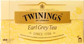 Чай черный Twinings earl grey с ароматом бергамота 25 пакетиков