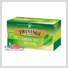 Чай зеленый Twinings 25пак Green Earl Grey Tee