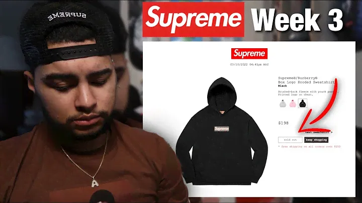 SUPREME BURBERRY BOX LOGO LIVE COP !!! IM SPEECHLESS....💔 |  SUPREME SS22