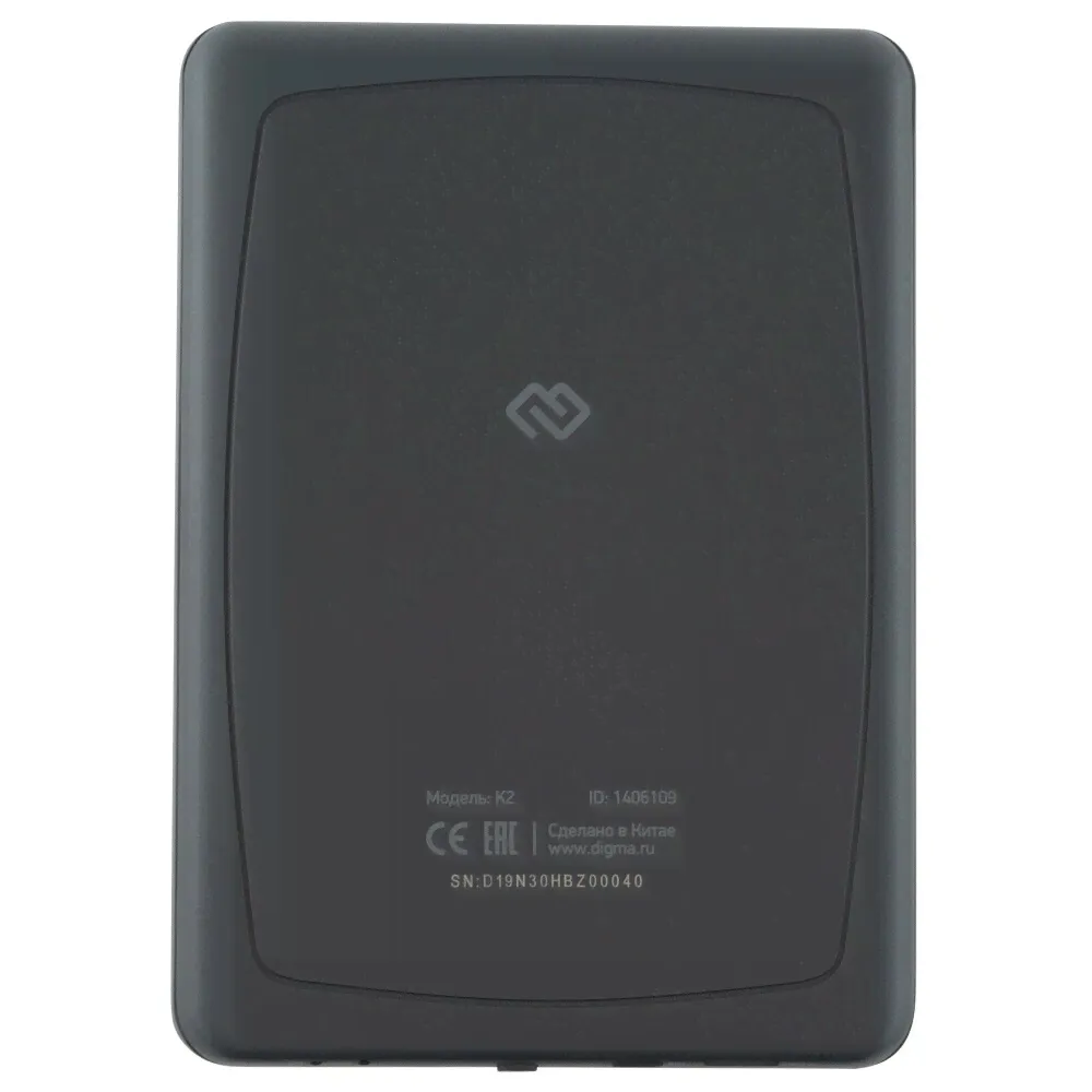 Электронная книга Digma K2 Dark Grey