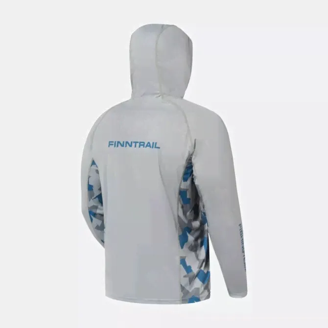 Лонгслив Finntrail Wave Big Fish Hoodie 6609 Grey L-2