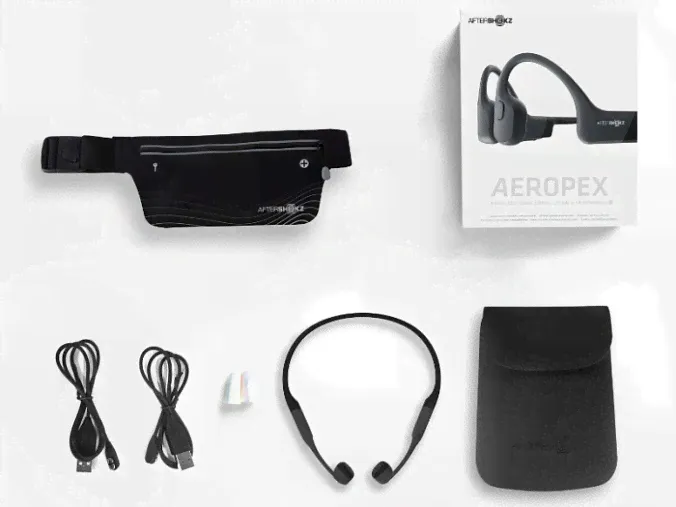 AfterShokz Aeropex Lunar Grey-3