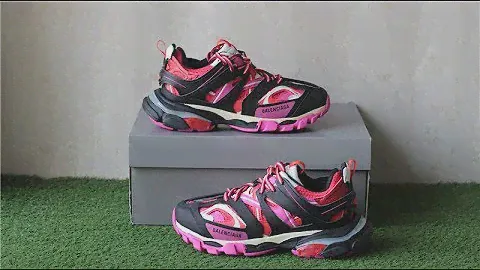 Balenciaga Track 3.0 Sneakers Tess.s.Gomma Black Red Rose Pink Review!