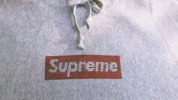 Supreme x Swarovski Box Logo Hoodie