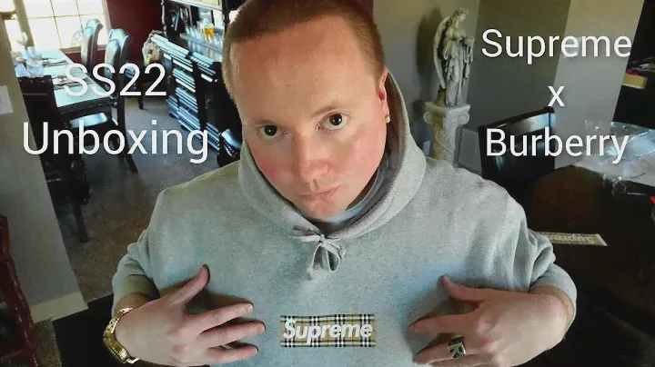 Supreme X Burberry Box Logo Unboxing
