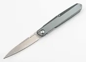 Складной нож Metamorph Soft Grey, сталь 14C28N, рукоять алюминий