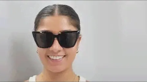 Balenciaga Sunglasses BB0046S 001 Black Grey Female Fit Guide
