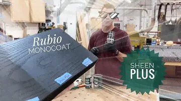 Rubio Monocoat Sheen Plus on Ebonized Ash