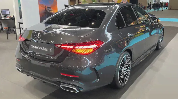 MERCEDES C-Class 2022 - ПЕРВЫЙ ВЗГЛЯД И ВИЗУАЛЬНЫЙ ОБЗОР (AMG Line, Graphite Grey) C200