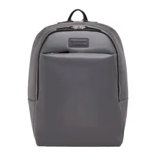 Кожаный мужской рюкзак для ноутбука Faber Grey/Black