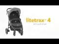 Коляска прогулочная Joie Litetrax 4, Grey Flannel (Светло-серый)