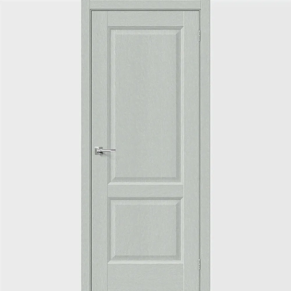 Межкомнатная дверь экошпон Неоклассик-32 Grey Wood глухая