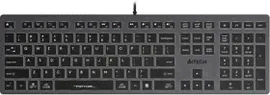 Клавиатура A4Tech Fstyler FX60 серый USB slim LED (FX60 GREY / WHITE)
