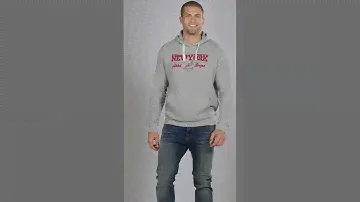 Ace - Twisted Gorilla Over The Head Hoody - Grey Marl