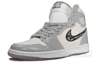Кроссовки Nike Air Jordan 1 High Dior Wolf Grey