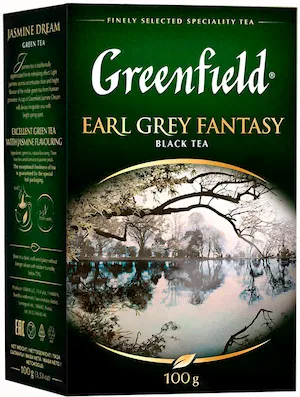 Черный чай Greenfield Earl Grey Fantasy, 100 гр