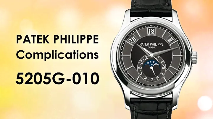 Patek Philippe Complications Mechanical Black and Grey Dial 5205G-010
